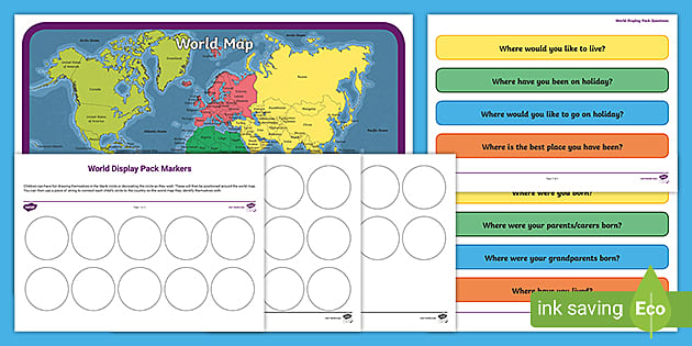 World Display Pack (Hecho Por Educadores) - Twinkl