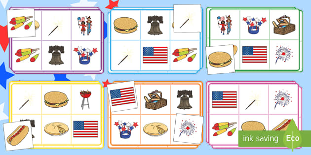 Independence Day Bingo Free Printable