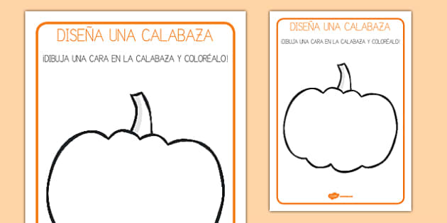 plantilla de calabaza dia de los muertos