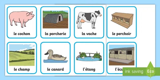 Les animaux de la ferme pour les enfants - Vocabulaire pour enfants 
