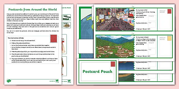 Explore the World Through International Postcards