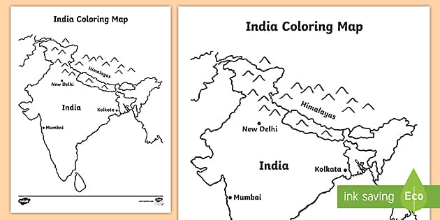 Us Ss 79 India Map Coloring Activity Ver 2 
