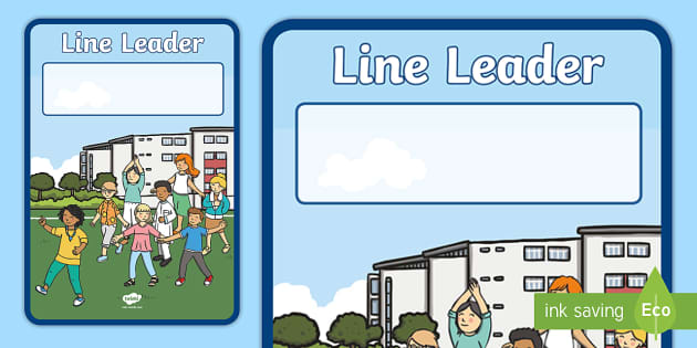 Classroom Jobs Line Leader Display Sign - Primary Resources