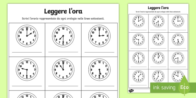 Come insegnare a un bambino a leggere l'ora?
