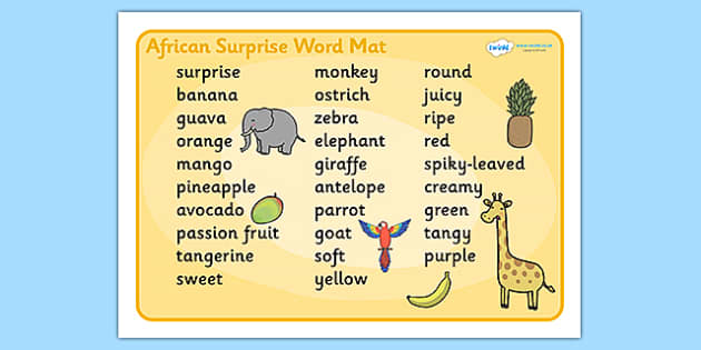 word-mat-text-to-support-teaching-on-handa-s-surprise-words