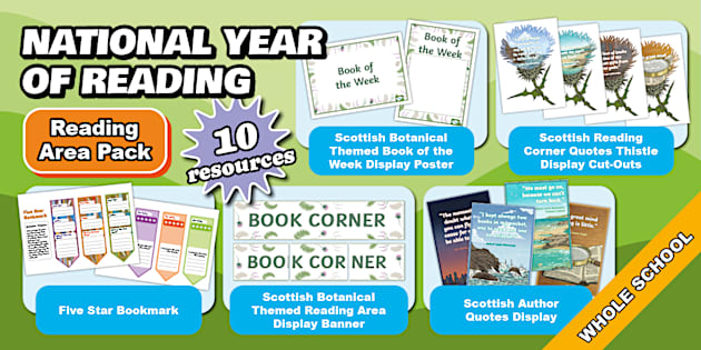 National Year of Reading: Reading Area Pack