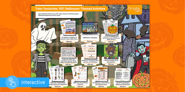 Tutor Favourites: Ks1 Halloween-themed Activities - Twinkl