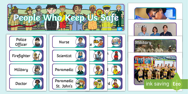 People Who Keep Us Safe Display Pack (teacher made) - Twinkl