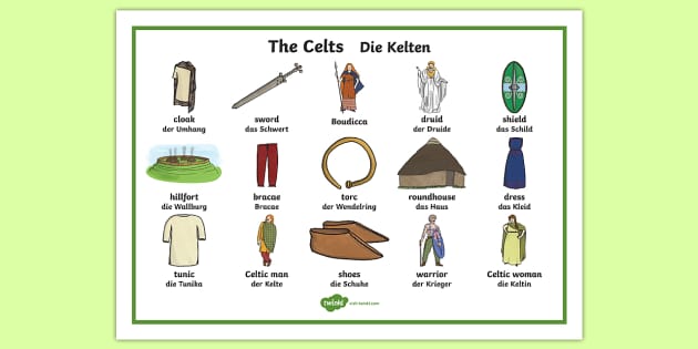 Celtic Warriors and Weapons - Twinkl Homework Help - Twinkl