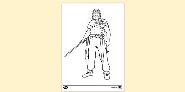 Celt iberian infantry warrior coloring pages for kids