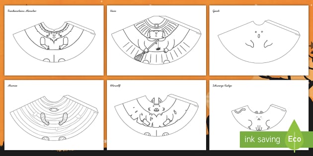 Foto zu Halloween Kegel-Figuren Bastelanleitung (teacher made) 