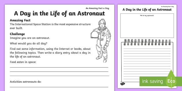 astronauts daily routine