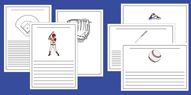 Writing Frames | Twinkl | Baseball (teacher Made)