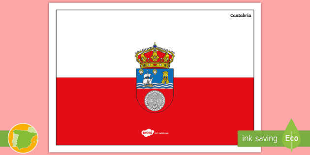 Póster: La bandera de Cantabria - Twinkl