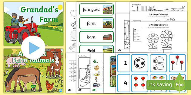 Farm Animals Early Years Pack