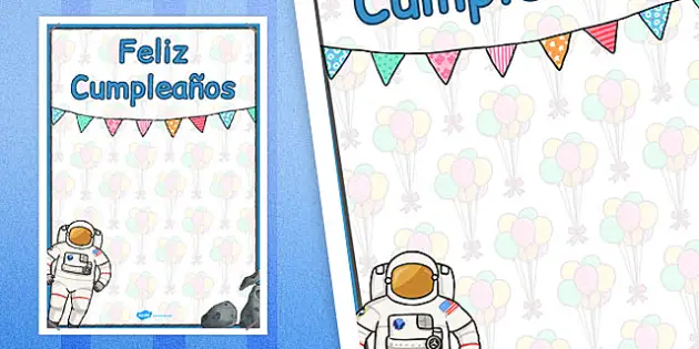 raro Cerdito Fácil de leer Cartel: ¡Feliz cumpleaños! | El espacio - Twinkl