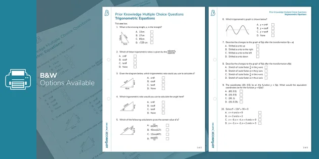 7 5 Practice Solving Trigonometric Equations Answers - Tessshebaylo