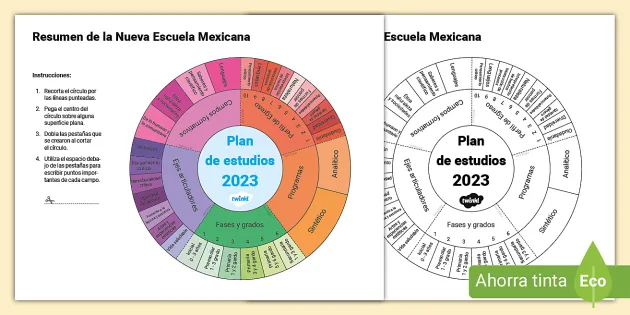 FREE! - Póster: Fases y acciones de la Nueva Escuela Mexicana (NEM)- Guía de