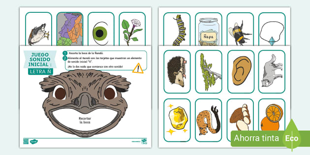 Juego: Sonido Letra Inicial Ñ (Hecho Por Educadores)