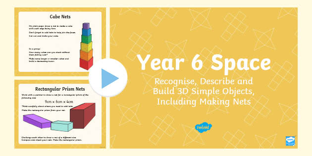 Year 6 Space 3D Objects PowerPoint (Hecho por educadores)