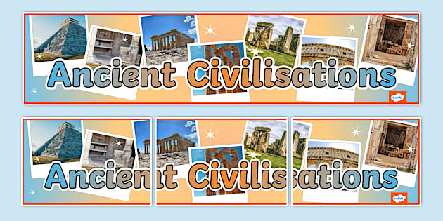 Ancient Civilisations Photo Display Banner (teacher Made)