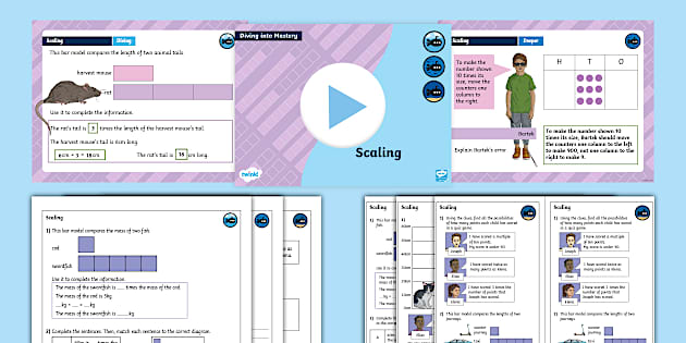 👉 Year 3 Diving into Mastery: Step 10 Scaling Teaching Pack