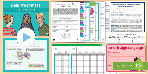 International Week of Deaf People Staff Awareness Resource Pack