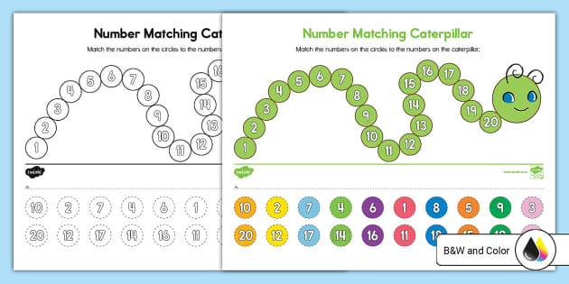 numbers-1-20-matching-caterpillar-cut-and-paste-activity