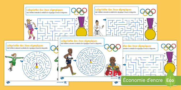 Labyrinthe des Jeux olympiques (Teacher-Made) - Twinkl