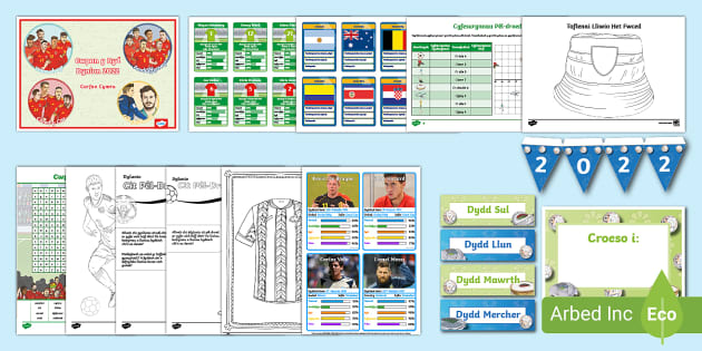 Pecyn Hwyl Cwpan Y Byd Dynion 2022 (profesor Hizo) - Twinkl