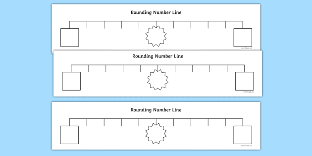 blank maths number line printable maths resources