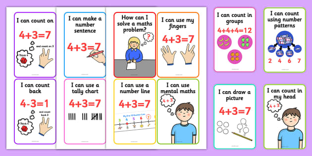 problem solving maths cards