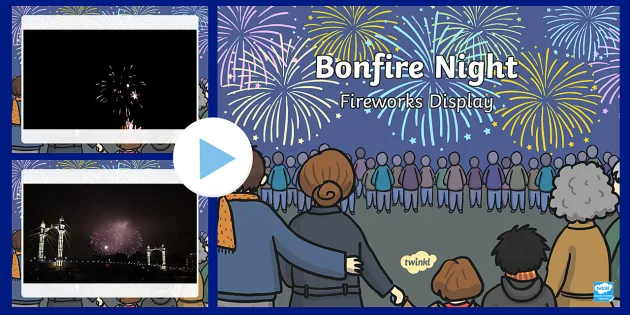 Fireworks Bonfire Night Video Ks1 Resources Twinkl