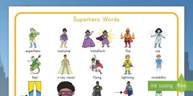 Герой на английском песни. Супергерой на английском. Superhero Worksheet. Superheroes English for Kids. Супер герои на английском.