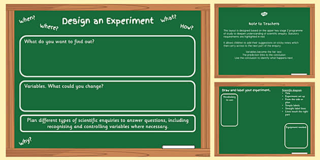 Science Investigation Planning Template PowerPoint - Twinkl