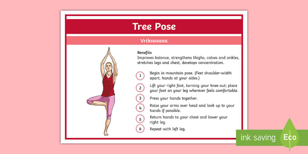 How To Do Tree Pose And Benefits  Easy yoga workouts, Yoga facts