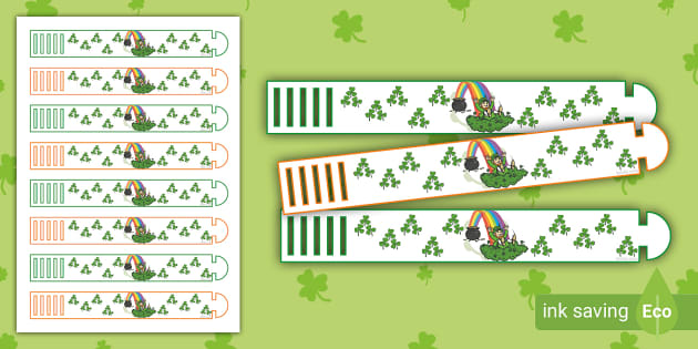 st patricks day wristbands