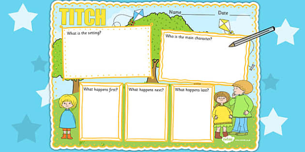 Free Story Review Writing Frame To Support Teaching On Titch
