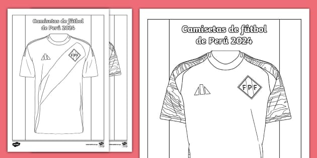 Camisetas de futbol para dibujar 2025