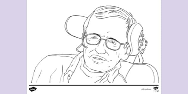 Stephen Hawking Drawing by Hae Kim - Fine Art America