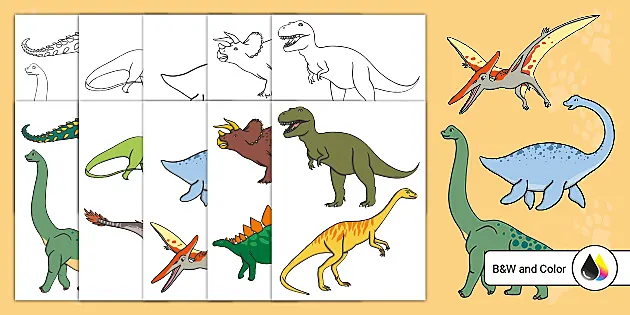 dinosaur cutouts printable