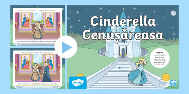 Cinderella Story PowerPoint EAL Romanian Translation - romanian