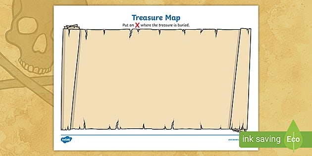printable treasure map templates