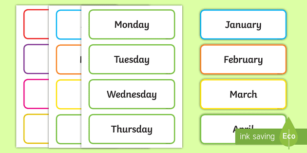 WHAT DAY IS IT.. BOARD DAYS OF THE WEEK FLASH CARDS SPECIAL NEEDS AUTISM EYFS 
