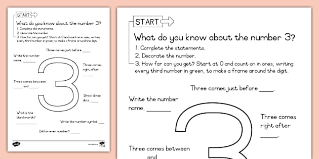 Grade 1 Maths: Mental Maths: Number Concept: No. 3 - Twinkl