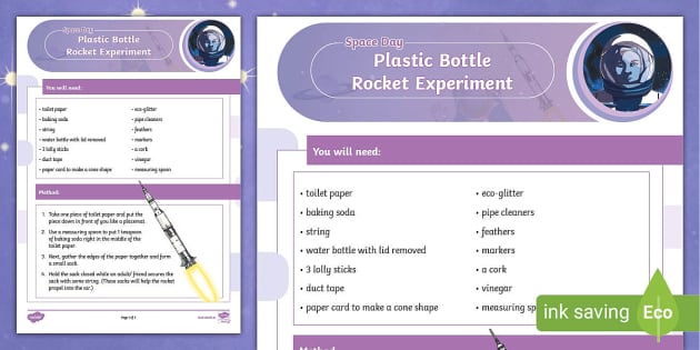 bottle rocket experiment report