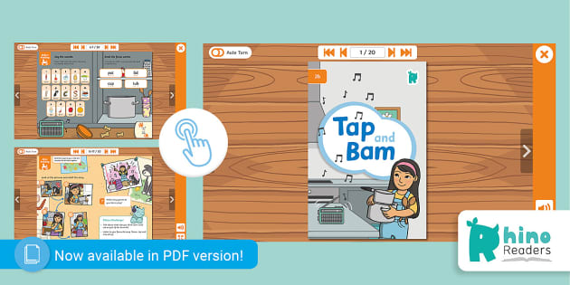 Level 2b Decodable Readers: Tap And Bam (teacher Made)