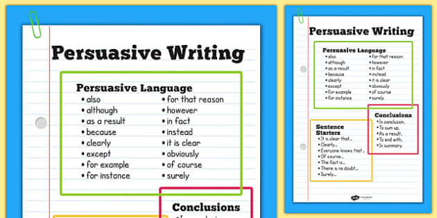 argumentative language examples