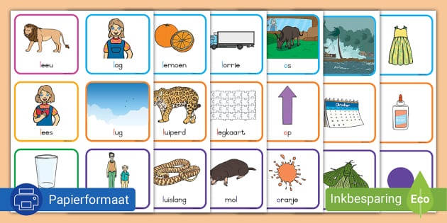 Graad 1 Klanke Flitskaarte O, L (Teacher-Made) - Twinkl