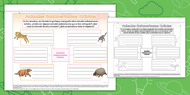 Mapa Conceptual Animales Sudamericanos - Cl Cn 1753697743 Mapa Conceptual Animales Sudamericanos Extintos Ver 1
